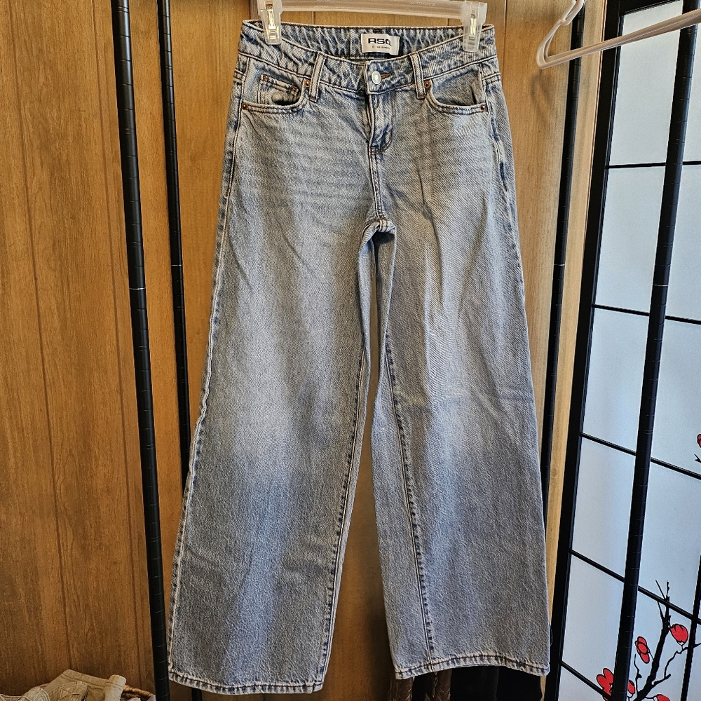 RSQ 23 Mid Rise Wide Leg Jeans Denim Pants